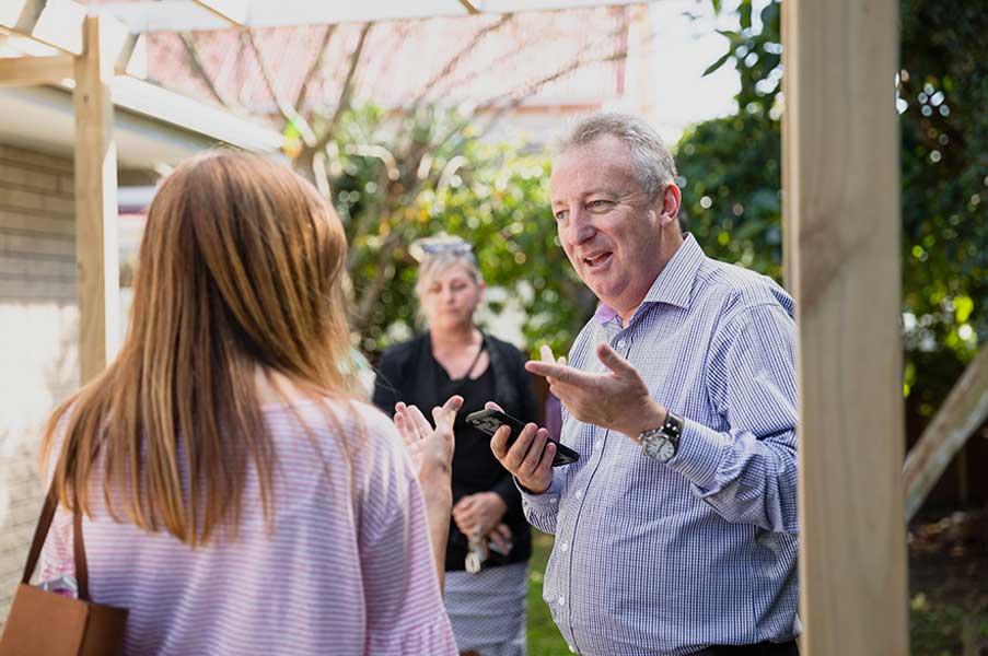 My Properties members share knowledge at a renovation in Auckland
